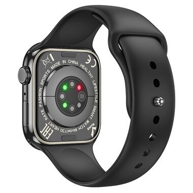 Смарт-часы HOCO Y30 50mm 230 mAh IP67 Smart sports watch(call version) Black (6942007648950) фото №3