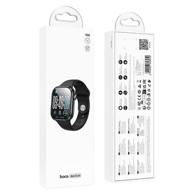 Смарт-часы HOCO Y30 50mm 230 mAh IP67 Smart sports watch(call version) Black (6942007648950) фото №2