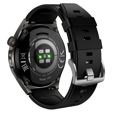 Смарт-часы HOCO Y40 38mm 315 mAh IP67  Smart watch(call version) Black (6942007672078) фото №7