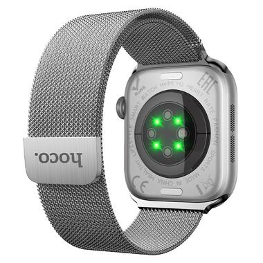 Смарт-часы HOCO Y42 51mm 200 mAh IP67 Smart watch(call version) Silver (6942007675284) фото №3