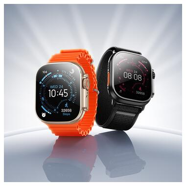 Смарт-часы HOCO Y42 51mm 260 mAh IP67 Ultra Smart watch(call version) titanium gold (6942007675307) фото №5