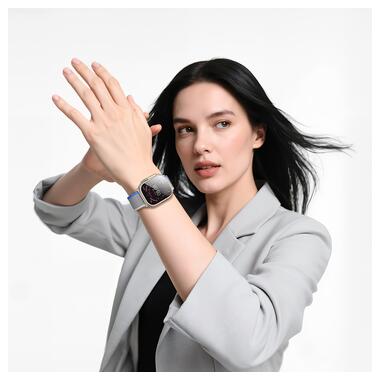 Смарт-часы HOCO Y42 51mm 260 mAh IP67 Ultra Smart watch(call version) titanium gold (6942007675307) фото №4