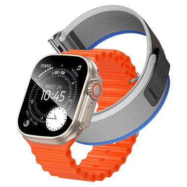Смарт-часы HOCO Y42 51mm 260 mAh IP67 Ultra Smart watch(call version) titanium gold (6942007675307) фото №1
