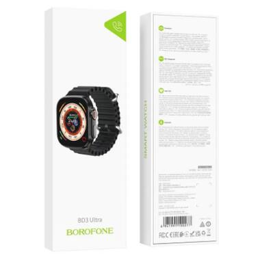 Смарт-годинник Borofone BD3 Ultra smart sports watch (call version) Black фото №5