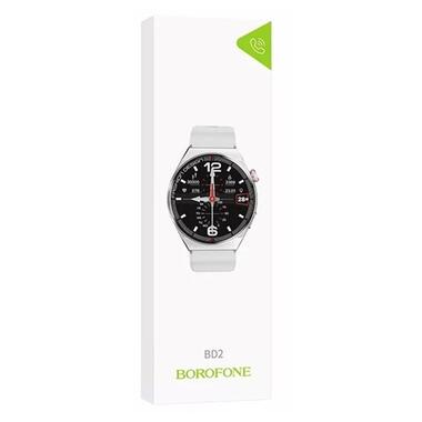 Смарт-часи Borofone BD2 Smart sports watch (call version) Silver фото №4