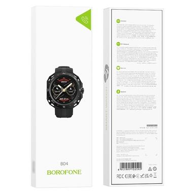 Смарт-годинник Borofone BD4 Smart sports watch(call version) Black (BD4BB) фото №10