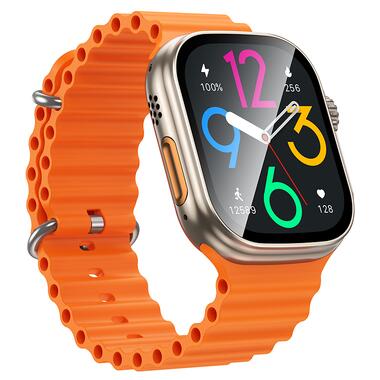 Смарт-часы BOROFONE BD14 Ultra 51mm 180 mAh Smart sports watch(call version) Titanium Gold (6941991124280) фото №1
