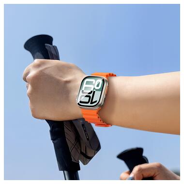 Смарт-часы BOROFONE BD14 Ultra 51mm 180 mAh Smart sports watch(call version) Titanium Gold (6941991124280) фото №5