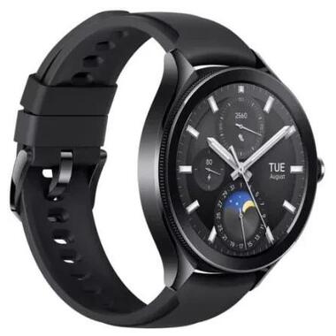 Смарт-годинник Xiaomi Watch 2 Pro Bluetooth Black with Black Fluororubber Strap Global (BHR7211GL) фото №3