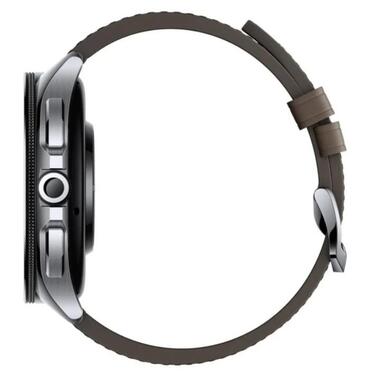 Смарт-годинник Xiaomi Watch 2 Pro Bluetooth Silver with Brown Leather Strap Global (BHR7216GL) фото №5