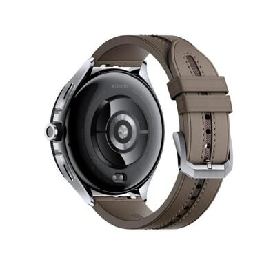 Смарт-годинник Xiaomi Watch 2 Pro Bluetooth Silver with Brown Leather Strap Global (BHR7216GL) фото №4