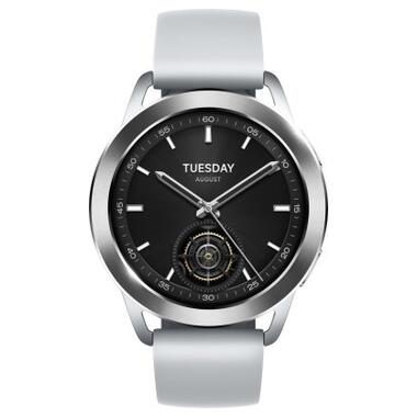 Смарт-годинник Xiaomi Watch S3 Silver (BHR7873GL) (1025029) фото №2