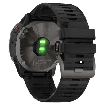 Спортивний годинник Garmin Fenix 6X Sapphire Carbon Grey DLC with Black Band (010-02157-11) фото №2
