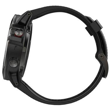 Смарт-часы Garmin Fenix 5 Slate Gray Sapphire With Black Band (010-01733-00, 010-01688-60) фото №5
