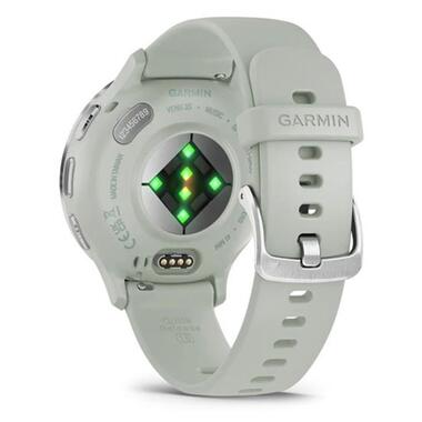 Смарт-годинник Garmin Venu 3s Silver Stainless Steel Bezel with Sage Gray Case and Silicone Band (010-02785-51) фото №7