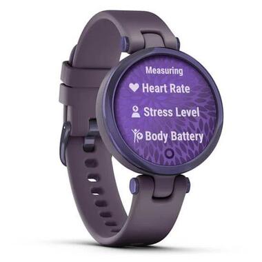 Смарт-годинник Garmin Lily Sport Edition - Midnight Orchid Bezel with Deep Orchid Case and Silicone Band (010-02384-12/02)  фото №8