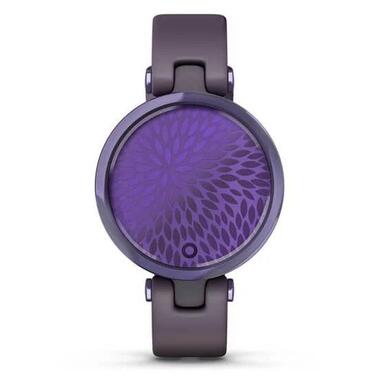 Смарт-годинник Garmin Lily Sport Edition - Midnight Orchid Bezel with Deep Orchid Case and Silicone Band (010-02384-12/02)  фото №7