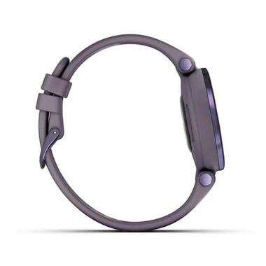 Смарт-годинник Garmin Lily Sport Edition - Midnight Orchid Bezel with Deep Orchid Case and Silicone Band (010-02384-12/02)  фото №6