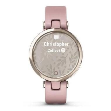 Смарт-годинник Garmin Lily Sport Edition - Cream Gold Bezel with Dust Rose Case and S. Band (010-02384-03/13)  фото №3
