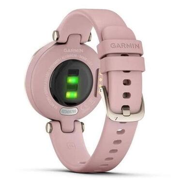 Смарт-годинник Garmin Lily Sport Edition - Cream Gold Bezel with Dust Rose Case and S. Band (010-02384-03/13)  фото №6