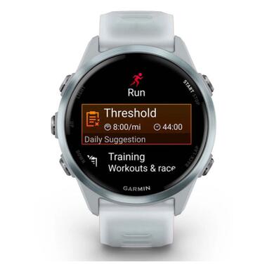 Смарт-часы Garmin Forerunner 570 - 42MM, Whitestone/Cloud Blue, GPS (010-02970-01) фото №2