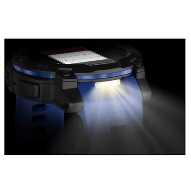 Смарт-часы Garmin Instinct 3, 45mm, AMOLED, Black with Bolt Blue Band (010-02936-03) фото №8