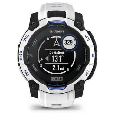 Смарт-часы Garmin Instinct 3, 45mm, Solar, Whitestone with Whitestone Band (010-02934-03) фото №10
