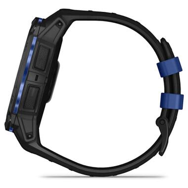 Смарт-часы Garmin Instinct 3, 50mm, AMOLED, Black with Bolt Blue Accents (010-03020-03) фото №5