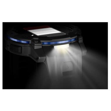 Смарт-часы Garmin Instinct 3, 50mm, AMOLED, Black with Bolt Blue Accents (010-03020-03) фото №8