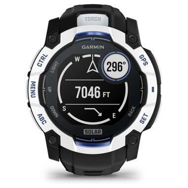 Смарт-часы Garmin Instinct 3, 50mm, Solar, Whitestone with Black Band (010-02935-03) фото №10