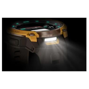 Смарт-часы Garmin Instinct Crossover AMOLED, BronzeSunburst/Cocoa (010-03398-01) фото №12