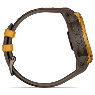 Смарт-часы Garmin Instinct Crossover AMOLED, BronzeSunburst/Cocoa (010-03398-01) фото №4