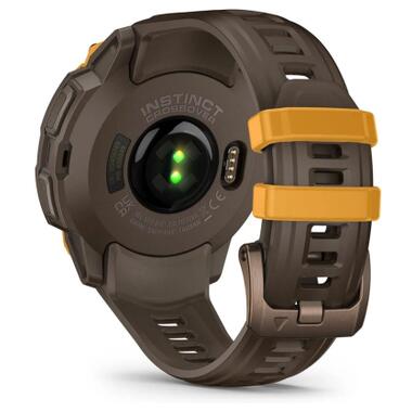 Смарт-часы Garmin Instinct Crossover AMOLED, BronzeSunburst/Cocoa (010-03398-01) фото №6