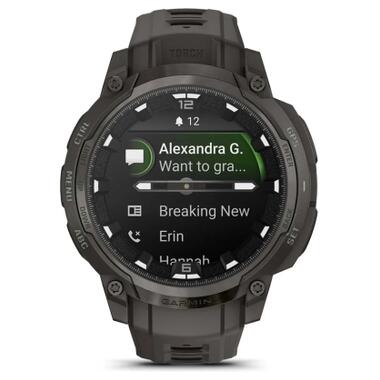 Смарт-часы Garmin Instinct Crossover AMOLED, Charcoal Grey/Charcoal Grey (010-03398-00) фото №8