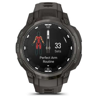 Смарт-часы Garmin Instinct Crossover AMOLED, Charcoal Grey/Charcoal Grey (010-03398-00) фото №9