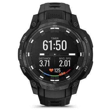Смарт-часы Garmin Instinct Crossover AMOLED, Tactical, Black/Black (010-03398-02) фото №2