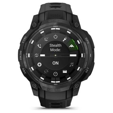 Смарт-часы Garmin Instinct Crossover AMOLED, Tactical, Black/Black (010-03398-02) фото №8