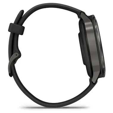 Смарт-часы Garmin Venu 4 (41mm), Black w/ Slate + Black (010-03013-02) фото №4