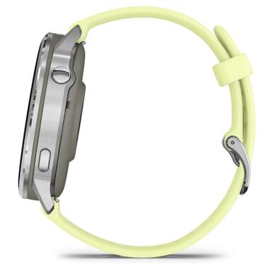 Смарт-часы Garmin Venu 4 (45mm), Gray w/ Silver + Citron (010-03014-02) фото №5