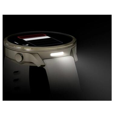 Смарт-часы Garmin Venu 4 (41mm), Beige w/ Lunar Gold + Leather, GPS (010-03013-03) фото №9