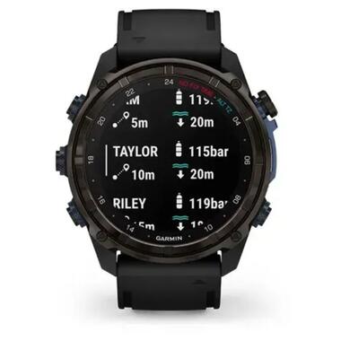 Смарт-часы Garmin Descent Mk3i 51mm Cbn Gry DLC Ti/Blk Dive Cmptr, EURC, EMEA, GPS (010-02752-16) фото №7