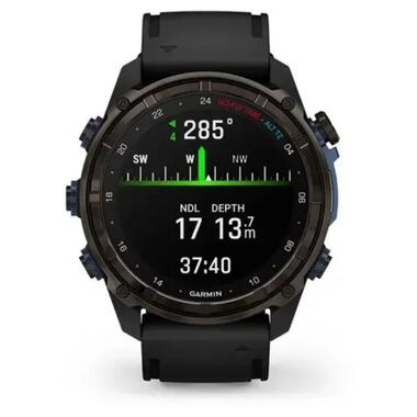 Смарт-часы Garmin Descent Mk3i 51mm Cbn Gry DLC Ti/Blk Dive Cmptr, EURC, EMEA, GPS (010-02752-16) фото №11