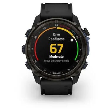 Смарт-часы Garmin Descent Mk3i 51mm Cbn Gry DLC Ti/Blk Dive Cmptr, EURC, EMEA, GPS (010-02752-16) фото №9