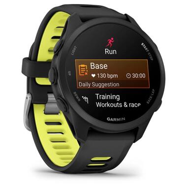 Смарт-часы Garmin Forerunner 170 Music, GPS, WiFi, Black/Amp Yellow, GPS (010-03920-10) фото №3