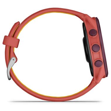 Смарт-часы Garmin Forerunner 170 Music, GPS, WiFi, Red Pink/Mango, GPS (010-03920-13) фото №4