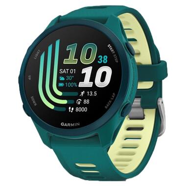 Смарт-часы Garmin Forerunner 170 Music, GPS, WiFi, Teal Green/Citron, GPS (010-03920-12) фото №1
