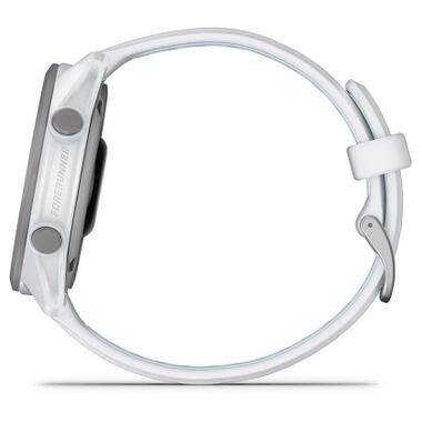 Смарт-часы Garmin Forerunner 170 Music, GPS, WiFi, Whitestone/Cloud Blue, GPS (010-03920-11) фото №5