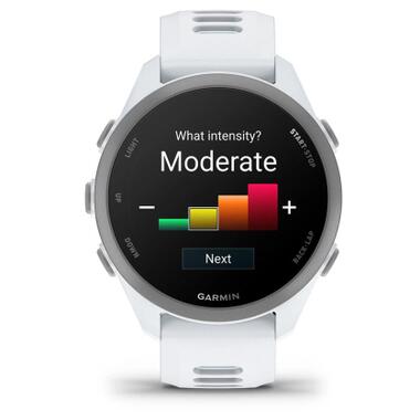 Смарт-часы Garmin Forerunner 170 Music, GPS, WiFi, Whitestone/Cloud Blue, GPS (010-03920-11) фото №7