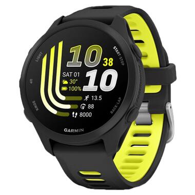 Смарт-часы Garmin Forerunner 170, GPS, Black/Amp Yellow, GPS (010-03920-00) фото №1