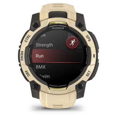 Смарт-часы Garmin Instinct 3, 45mm, AMOLED, Citrine/Gray with Citrine Band, GPS (010-02936-02) фото №2